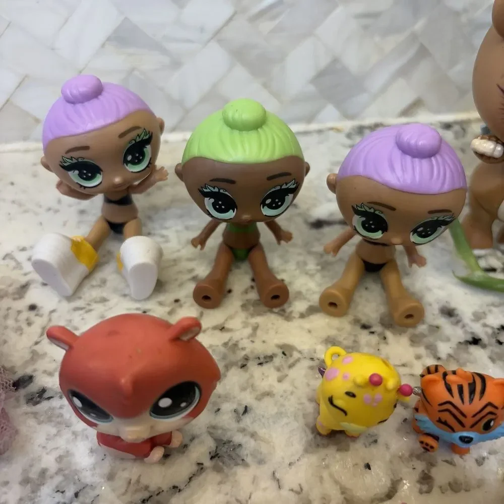 Littlest Pet Shop Lot Shopkins‎ Hatchimals Mini Blume Girl Toy Figures Lot Of 40